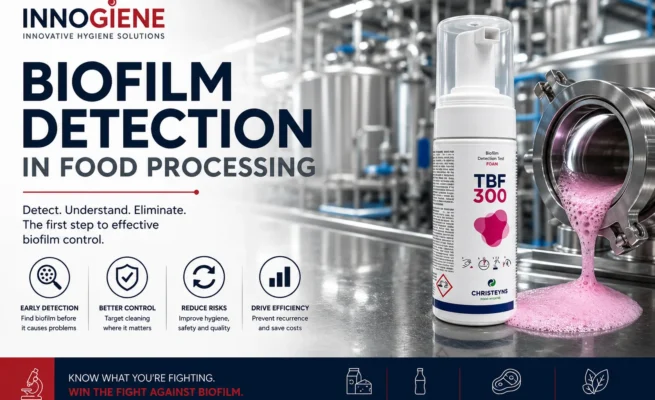 TBF 300 biofilm detection in a food processing environment
