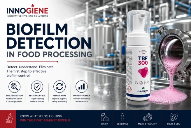 TBF 300 biofilm detection in a food processing environment
