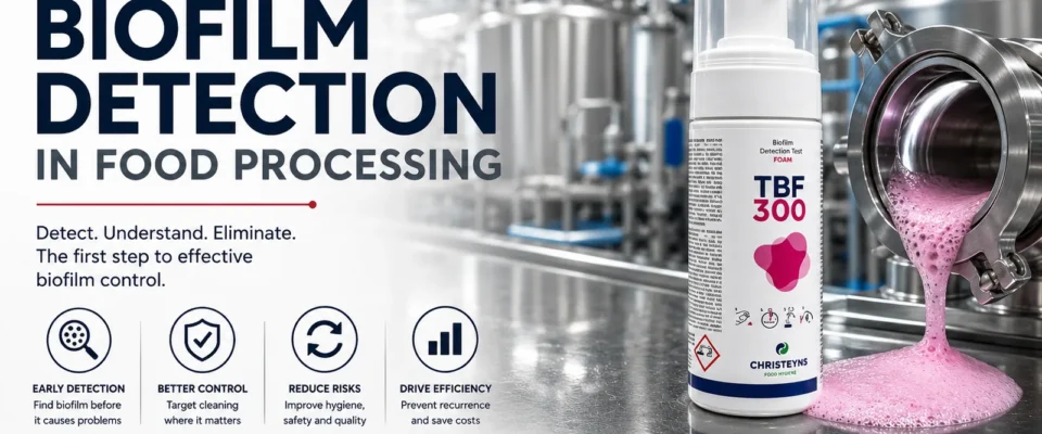 TBF 300 biofilm detection in a food processing environment
